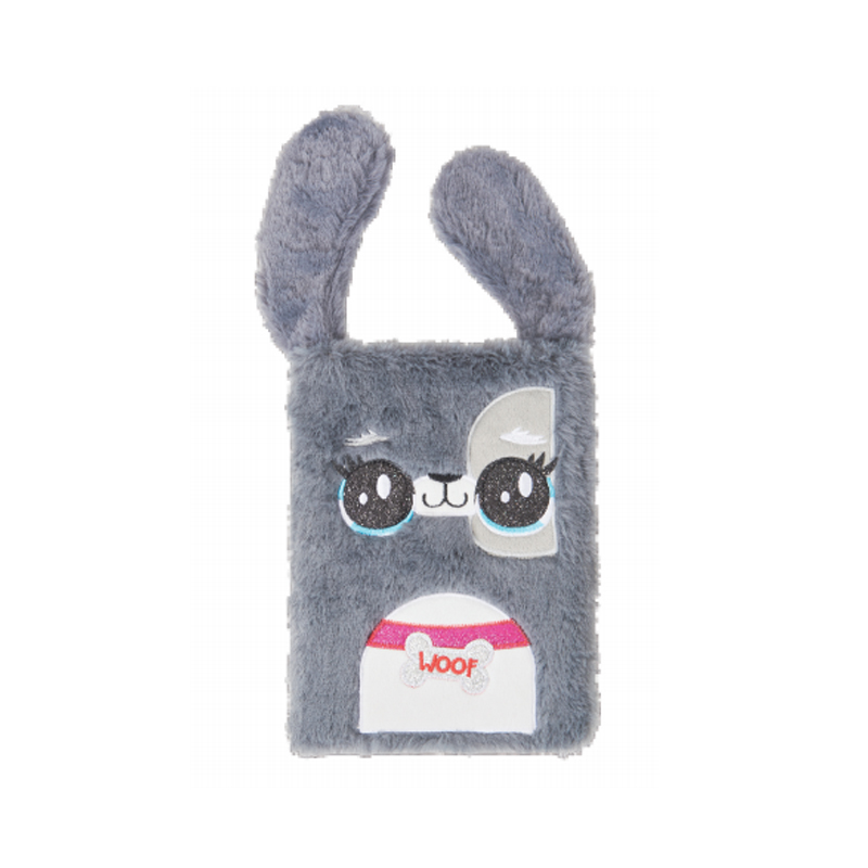 Cute Animal-Shaped Plush Material Cover Notebook Cute Animal-Shaped Plush Material Cover Notebook